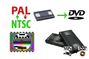 Zmiana standardu NTSC na PAL, przegrywanie kaset VHS na płyty DVD Prądnik Biały i Nowa Huta